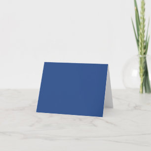 Blank Create Your Own - Deep Blue Invitation