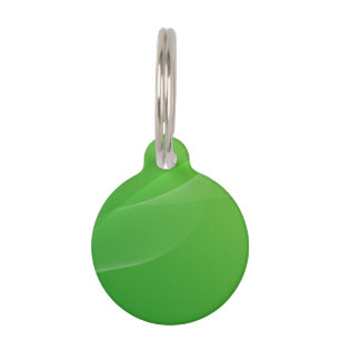 BLANK CREATE YOUR OWN GREEN PET ID TAG