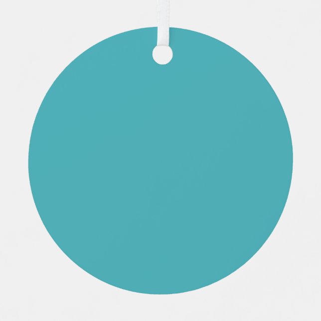 Blank Create Your Own Metal Ornament (Front)