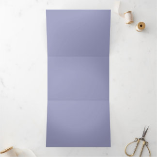 Blank Create Your Own Paper Tri-Fold Invitation