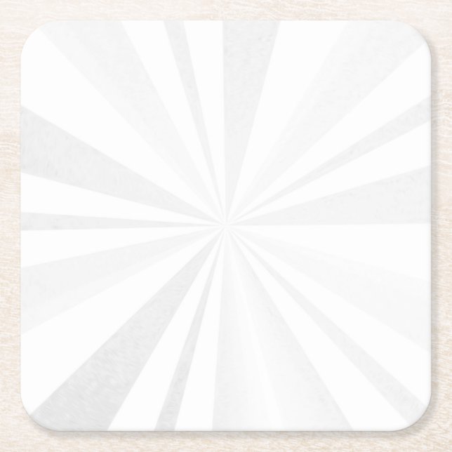 Blank - Create Your Own Personalized Square Paper Coaster (Front)
