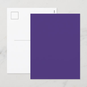 Blank Create Your Own - Violet Holiday Postcard
