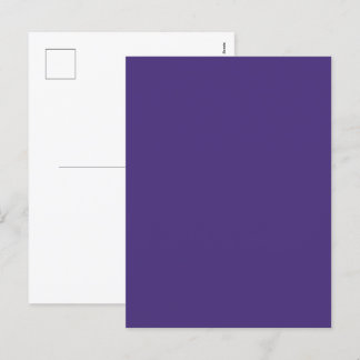 Blank Create Your Own - Violet Holiday Postcard