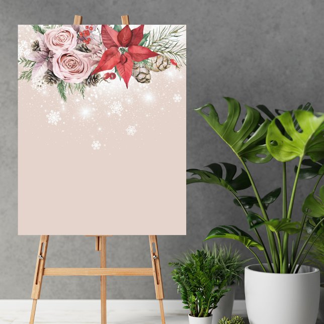 Blank Create Your Own Winter Baby In Bloom  Poster (Creator Uploaded)