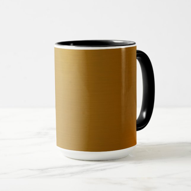 BLANK CRÉEZ VOTRE PROPRE GOLD MUG (Devant droit)