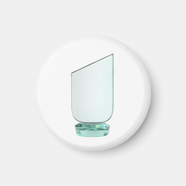 Blank crystal award magnet (Front)