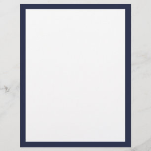 Blank Custom Colour Letterhead