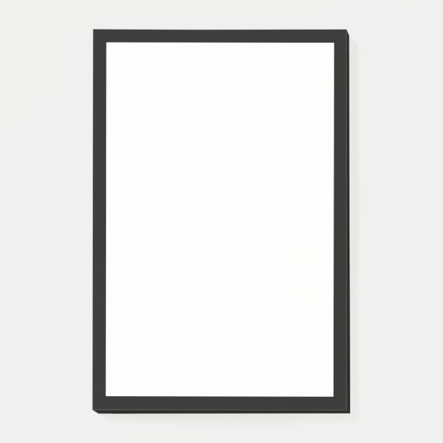 Blank Custom Colour Post-it Notes (Front)