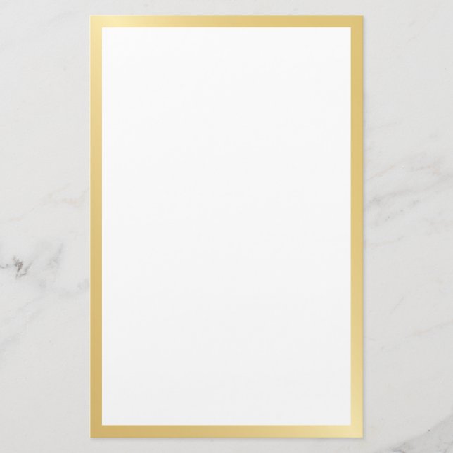 Blank Custom Colour Stationery (Front)