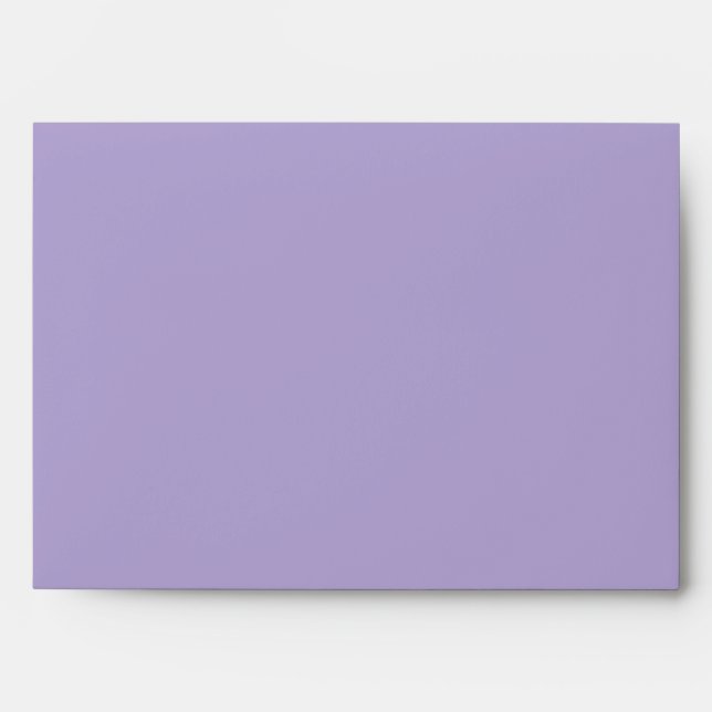 Blank Customizable Purple and Lavender Envelope (Front)