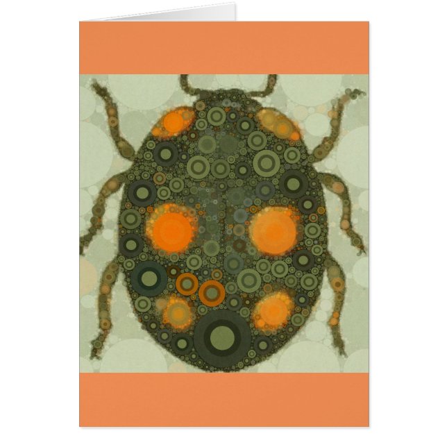 Blank Customizable Scarab Beetle Insect Art (Front)