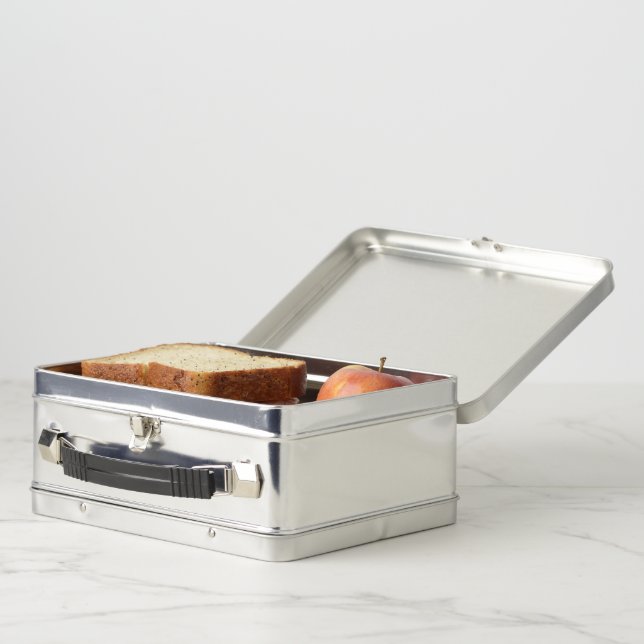 Blank - Design Your Own Custom Personalized Metal Lunch Box (Inside)