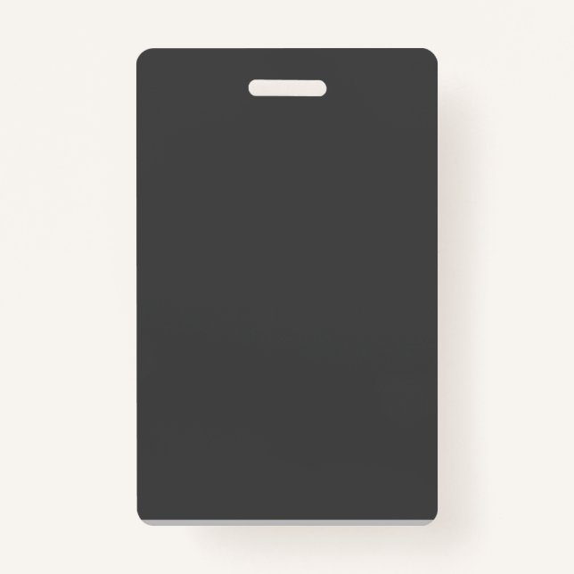 Blank DIY Template add your TEXT n PHOTO Image Badge (Front)