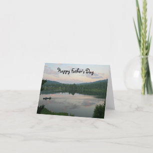 Blank Father's Day, Lake Card