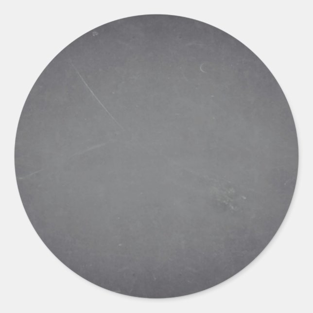 Blank Faux Chalkboard Customize Text Every Package Classic Round Sticker (Front)