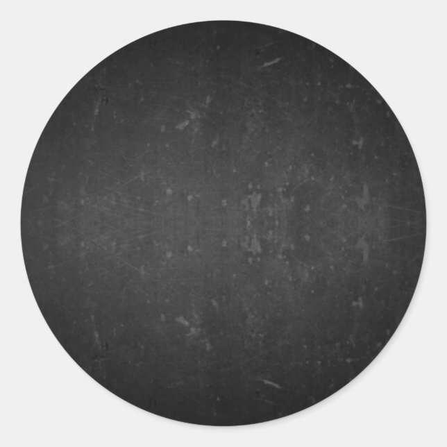 Blank Faux Chalkboard Customize Text Every Package Classic Round Sticker (Front)