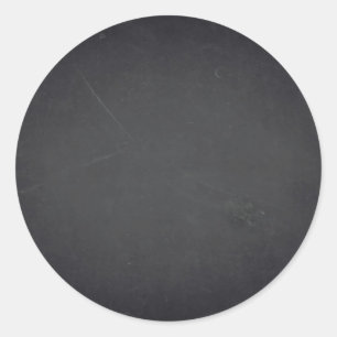 Blank Faux Chalkboard Customize Text Every Package Classic Round Sticker