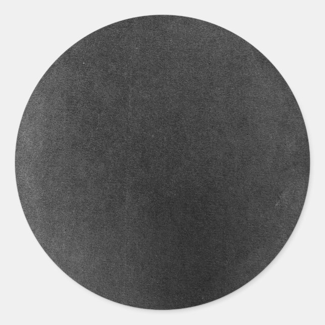 Blank Faux Chalkboard Customize Text Every Package Classic Round Sticker (Front)