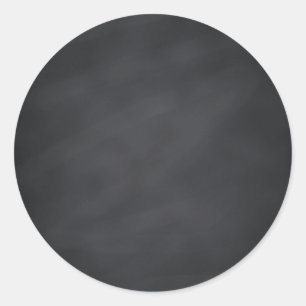 Blank Faux Chalkboard Customize Text Every Package Classic Round Sticker