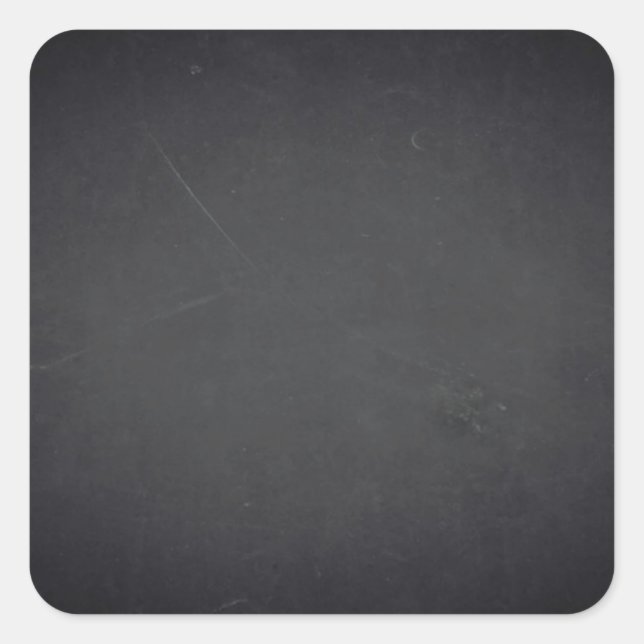 Blank Faux Chalkboard Customize Text Every Package Square Sticker (Front)