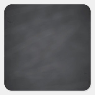 Blank Faux Chalkboard Customize Text Every Package Square Sticker