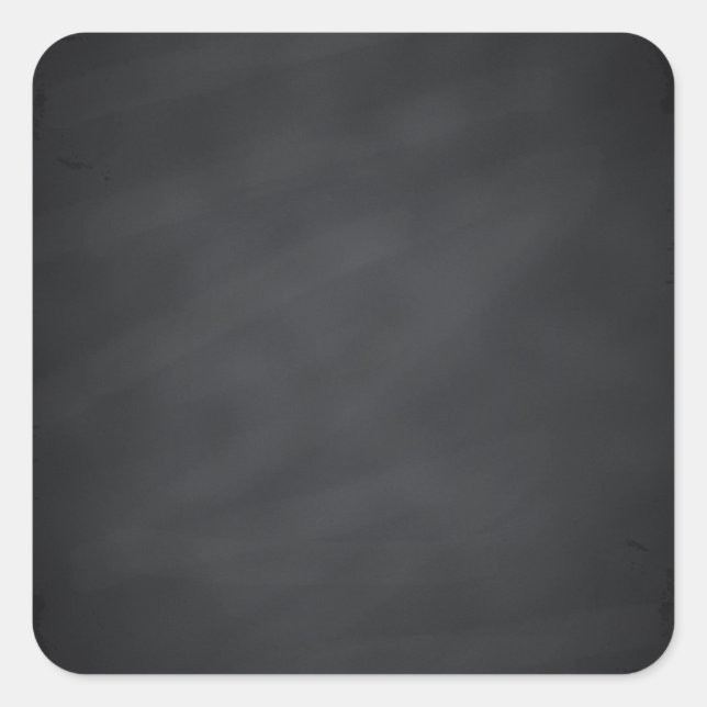 Blank Faux Chalkboard Customize Text Every Package Square Sticker (Front)