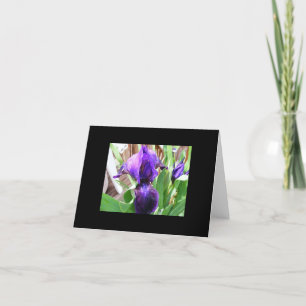 Blank Floral Note Card