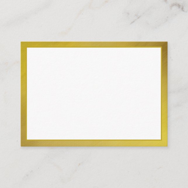 Blank Gold Mommy Advice Card Wedding, Wife, Bride (Front)
