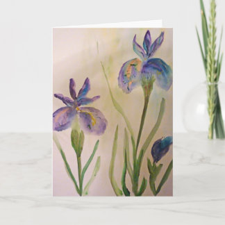 Blank greeting card