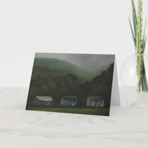 Blank Greeting Card Catskill Mountain Bunglalows