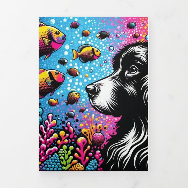 Blank Greeting card with Pop Art design Truffle  (Cover)