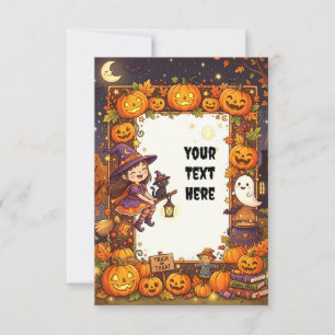 Blank Halloween Invitation Card 2026 #2