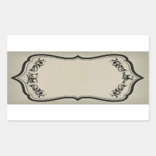 Blank Halloween Jar Sticker Label with Skulls