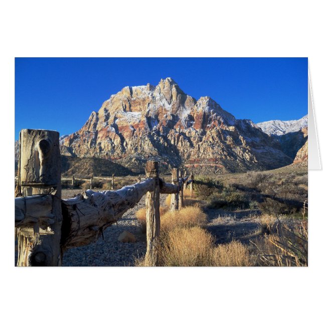 Blank Inside, Red Rock Snow (Front Horizontal)