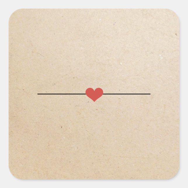 Blank kraft oval sticker (Front)