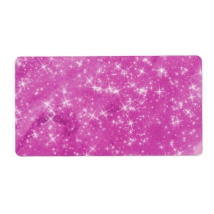 Blank Magenta Glitter