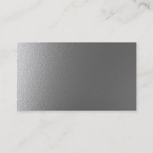 Blank metal design business card
