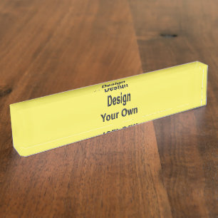 Blank Nameplate