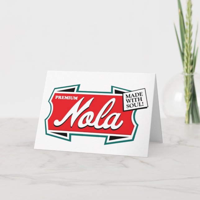 Blank New Orleans Louisiana Card (Front)