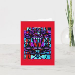 Blank Note Card (Art Deco/Steampunk)