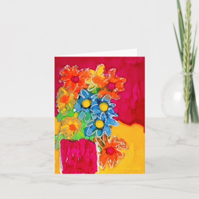 Blank Note Card Lovitude "Love is Coming" (Front)