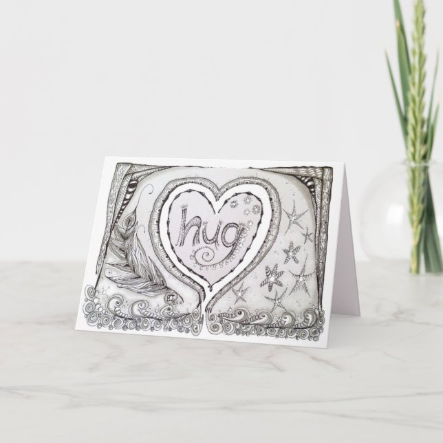 Blank Note Card w/Original Art (Front)