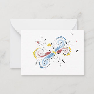Blank notecard