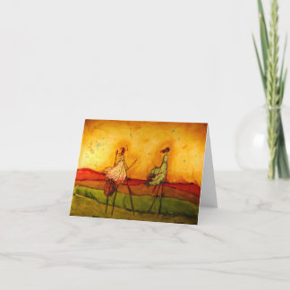 blank notecard with artwork by Marabeth Quin