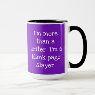 Blank Page Slayer Mug