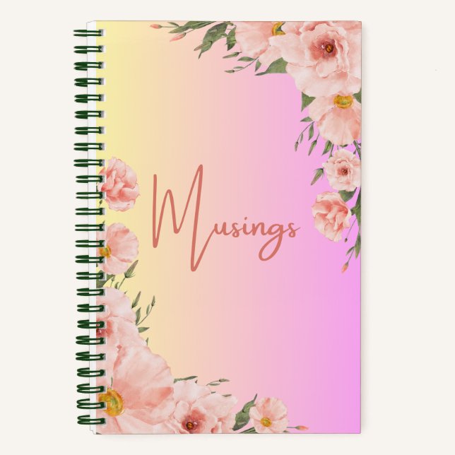 Blank Pages for your Musings - A Notebook (Front)