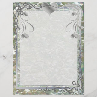 Blank Pearl Essence Paper Colour Silverleaf