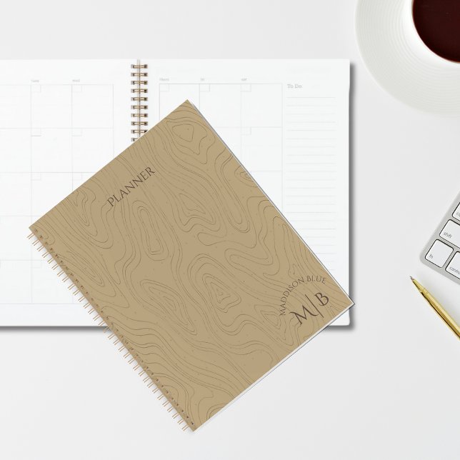 Blank Personalized Spiral-Bound Hardcover Planner (Creator Uploaded)