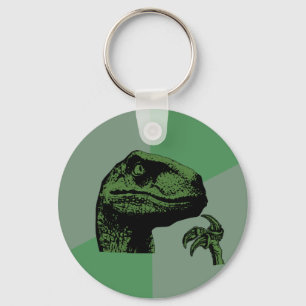 Blank Philosoraptor Keychain