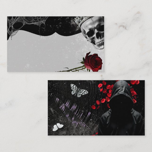 Blank Place Cards Haunting Adeline Zade Meadows Za (Front/Back)